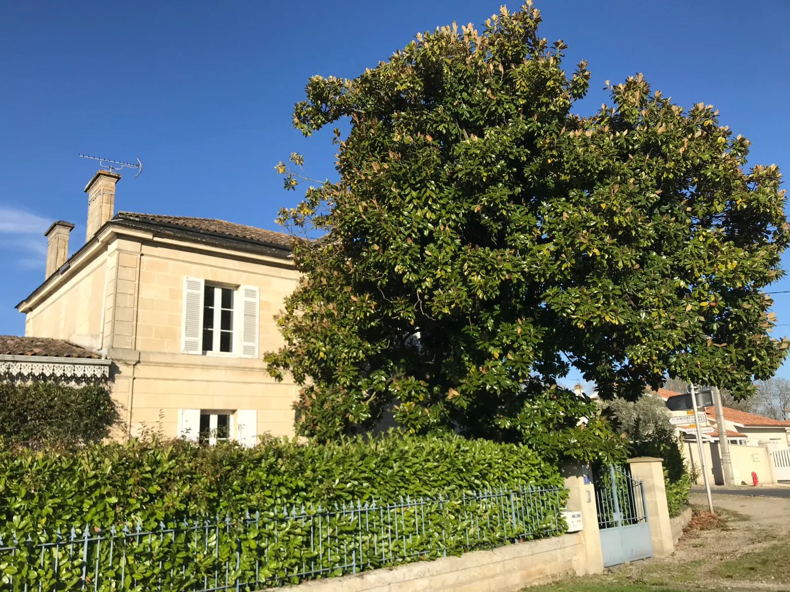 Devanture de la maison