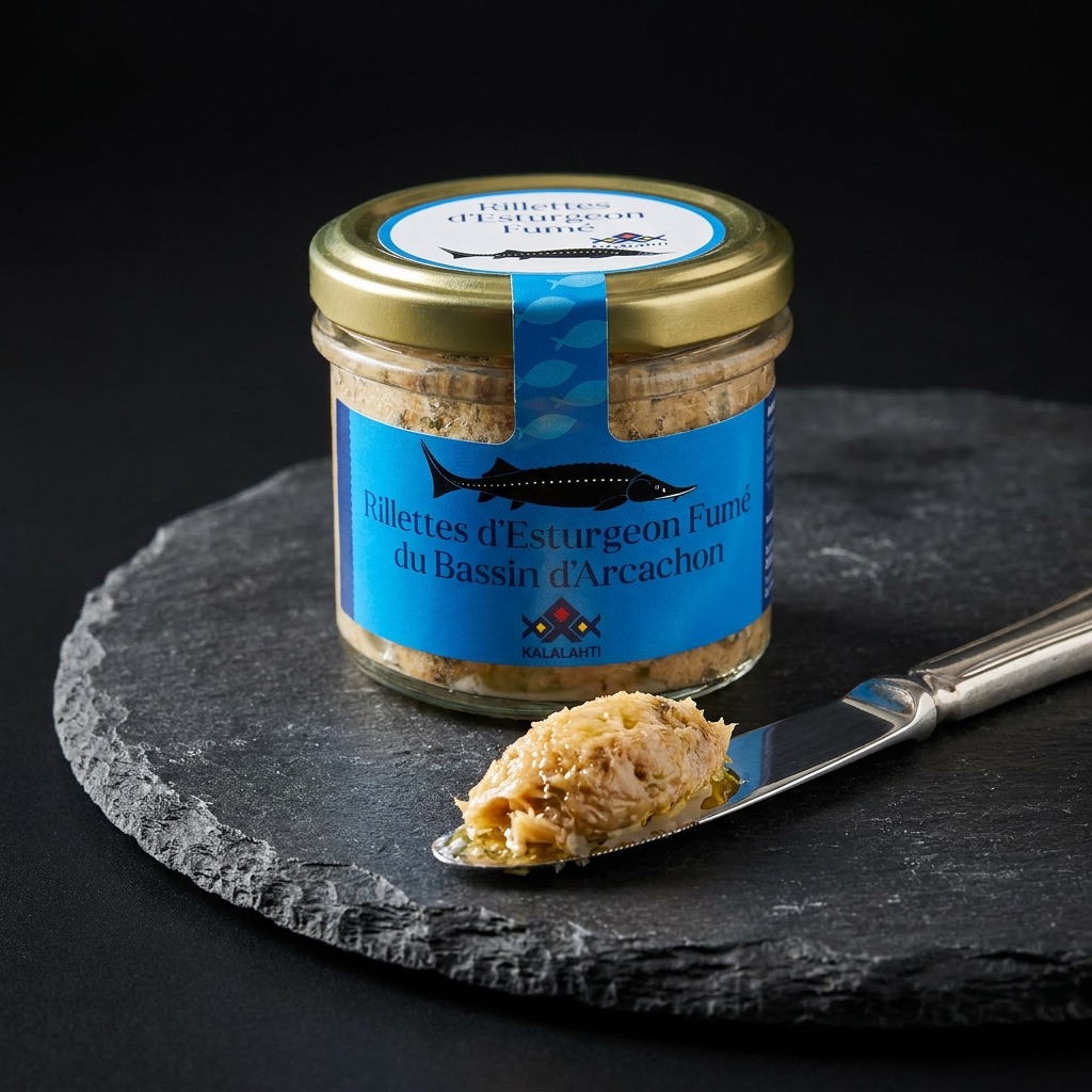 Rillettes d’esturgeon fumé