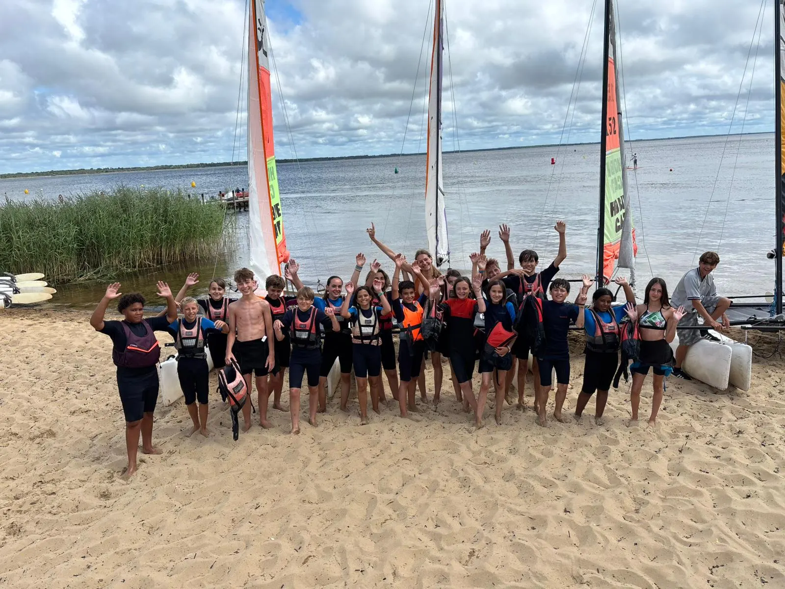 Au club de voile d'Hourtin